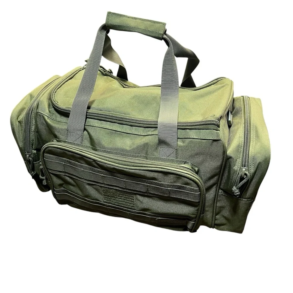 Highland Tactical Army Green Large Multi-pocket Outdoor Travel Duffel Bag